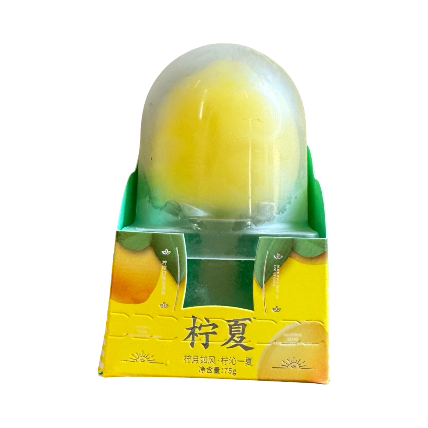 Viral Chinese Propitious Ice Cream, Flavors of Mango, Peach, Strawberry, Mandrain, Lemon, or Grape (Single Pack)
