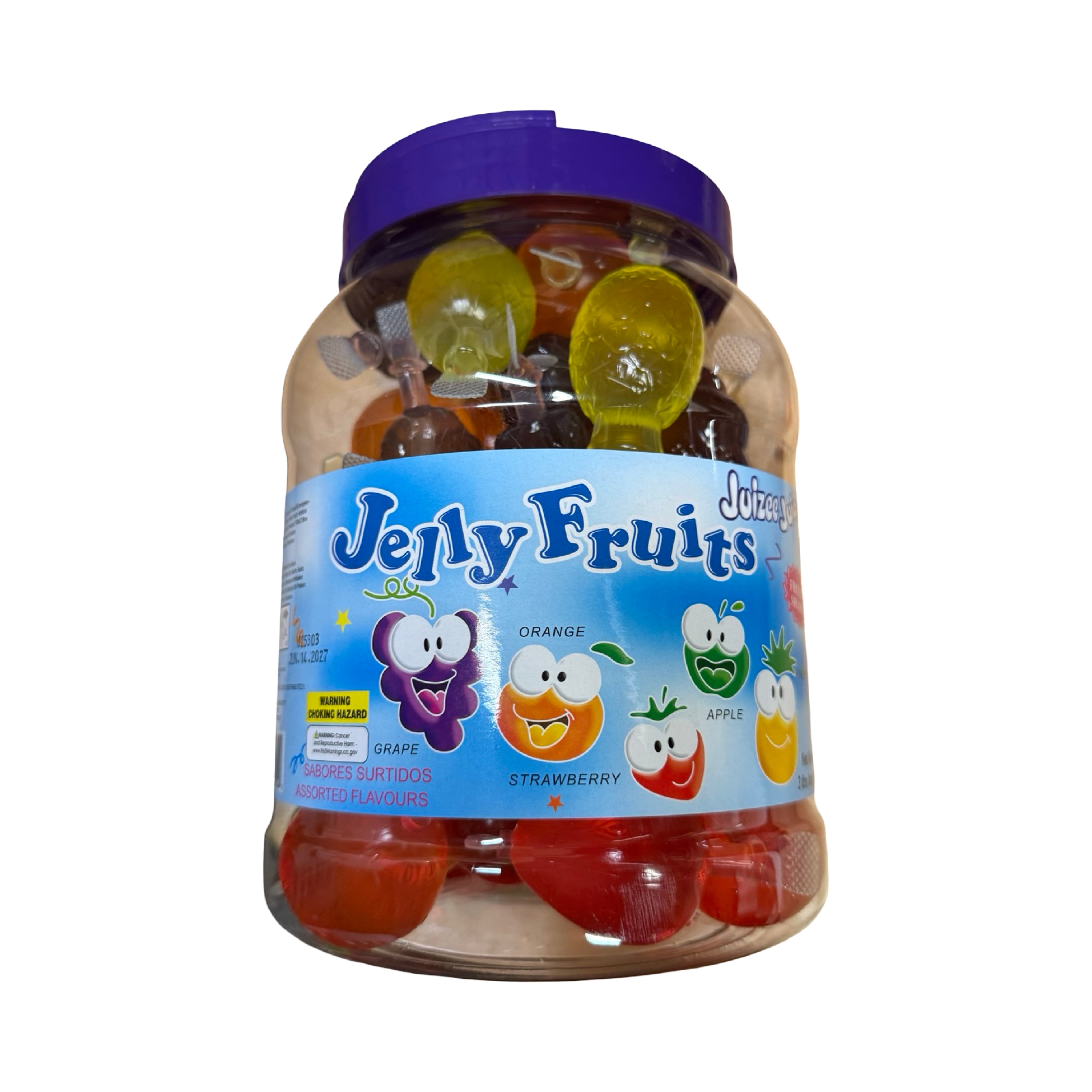 Juizee Juice Jelly Fruits Jar (3 Lbs)- Bulk Mexican Candy