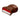 Ricolino Mini Bubu Lubu Chocolate Marshmallow candy with red filling and white marshmallow coated in chocolate.