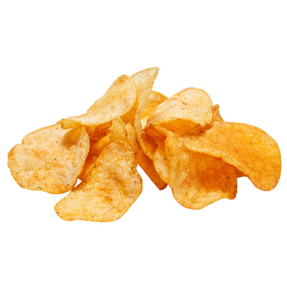 Lay's Barbecue chips, thin and crispy, showcasing smoky, tangy flavor in a pile. Ideal for snacks, bulk purchase option.