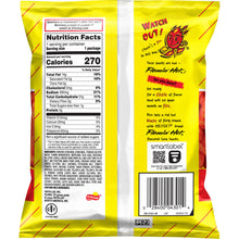 Chester's Hot Fries 1.75 Oz bag with nutrition facts, a spicy snack from Frito Lay, ideal for bulk chip cases.