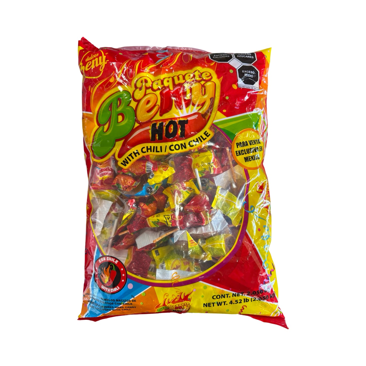 Paquete Beny Mix With Chili Mexican Candy Pinata Mix (4.52 Lbs)