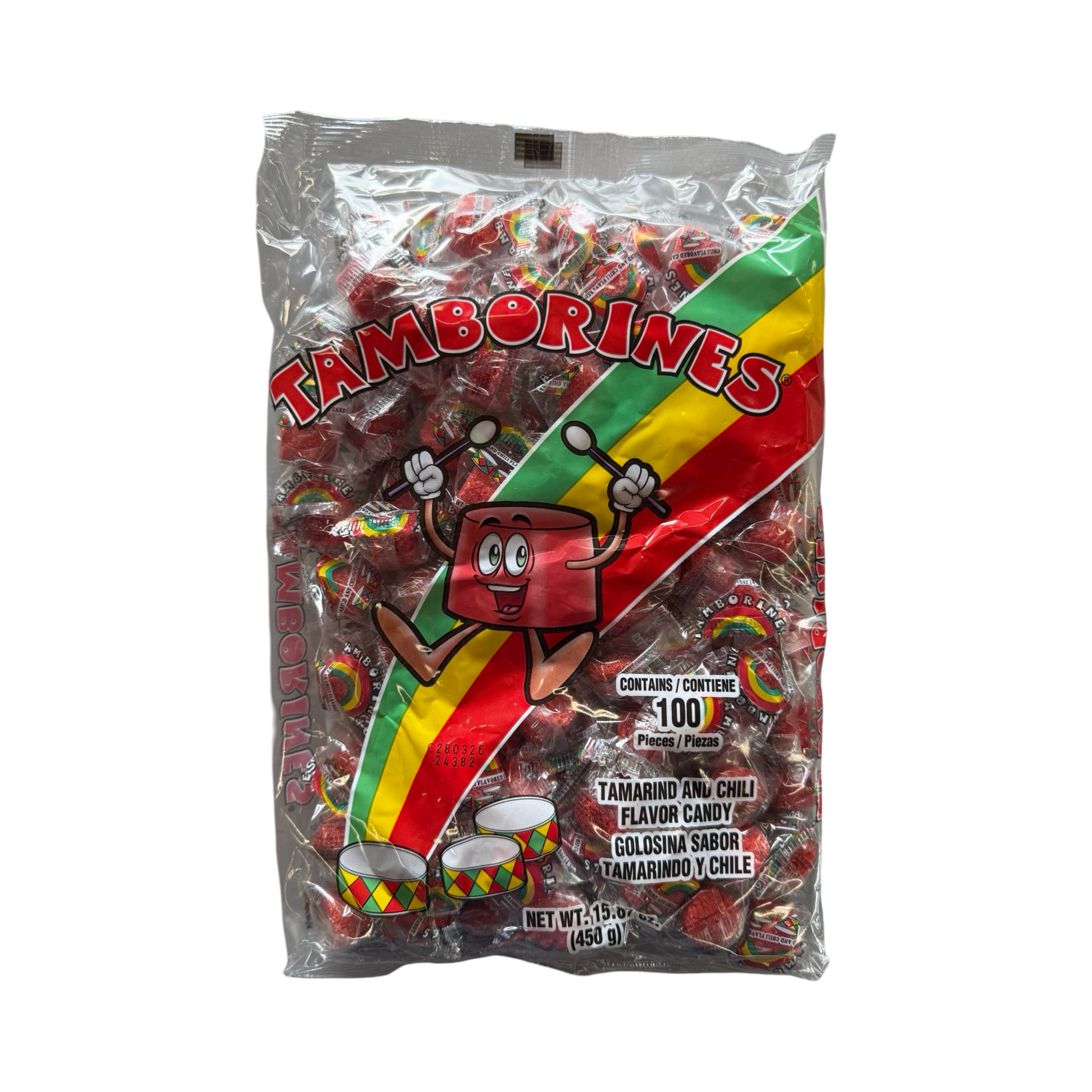 Tamborines Chili Gummy Candy (100 Count)