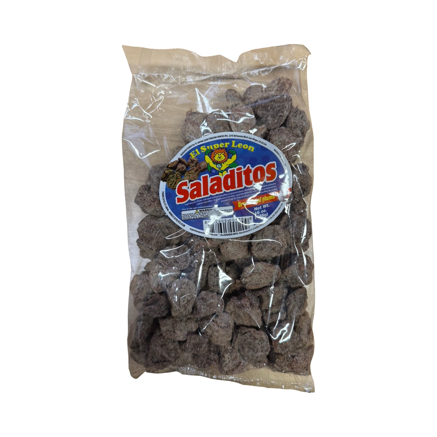 El Super Leon Saladitos con Sal (16 Oz) Bag