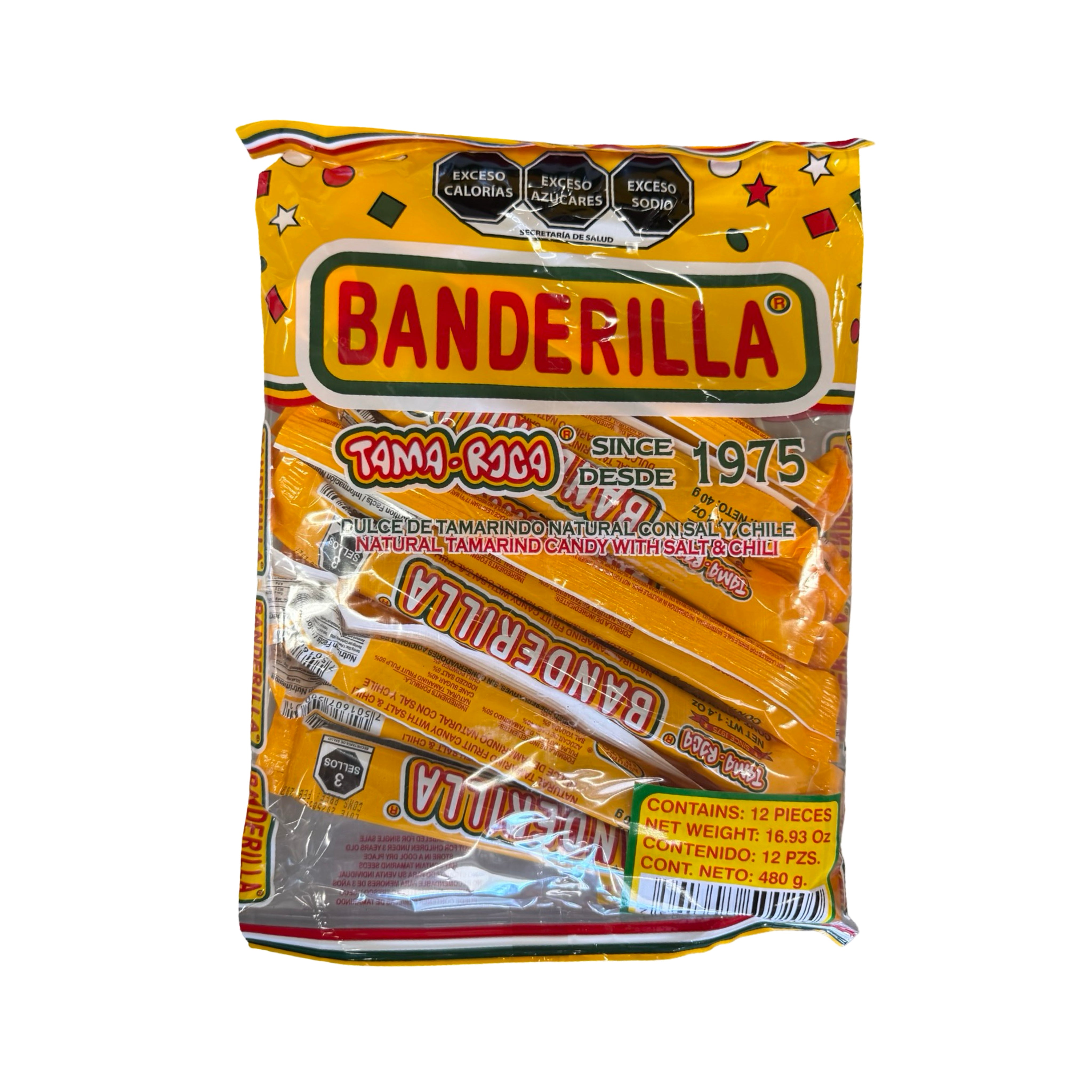 Tama-Roca Banderilla (30 Count) - Bulk Mexican Candy – Carnival Candies ...
