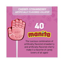 Manita Cherry/Strawberry Mexican Candy Lollipops (40 Count)