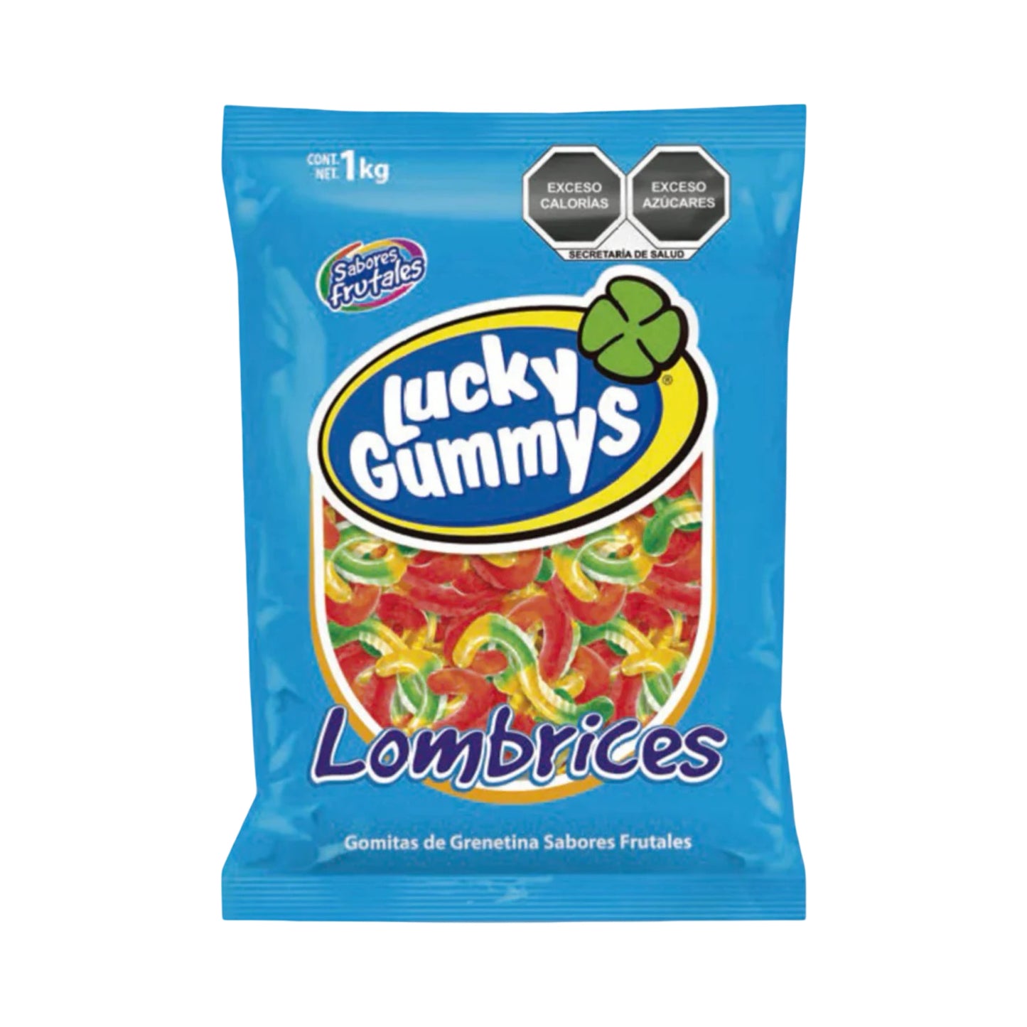 Lucky Gummys Lombrices (Gummy Worms) Bag 1 Kg