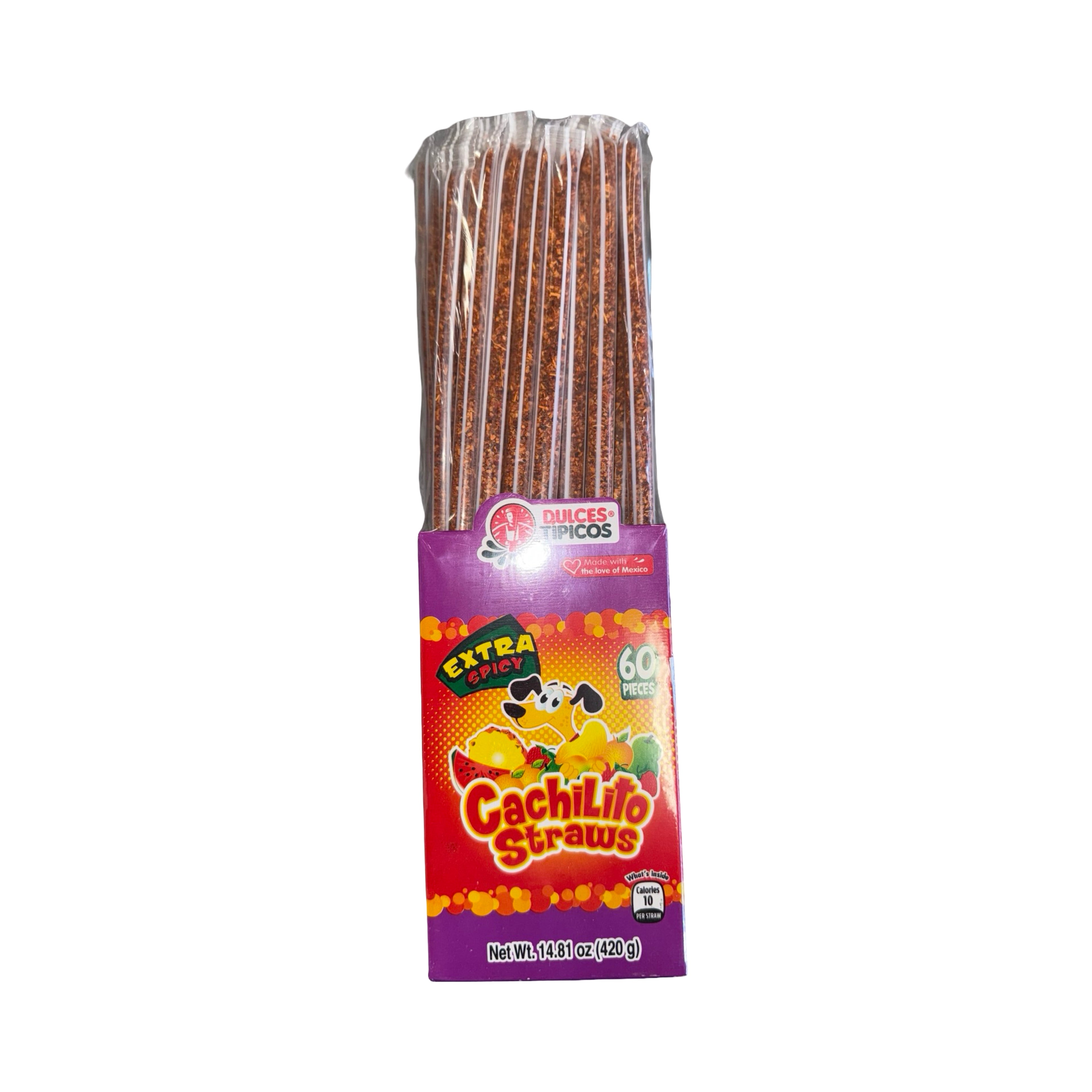 Dulces Tipicos Cachilito Chili Powder Sticks (60 Count)