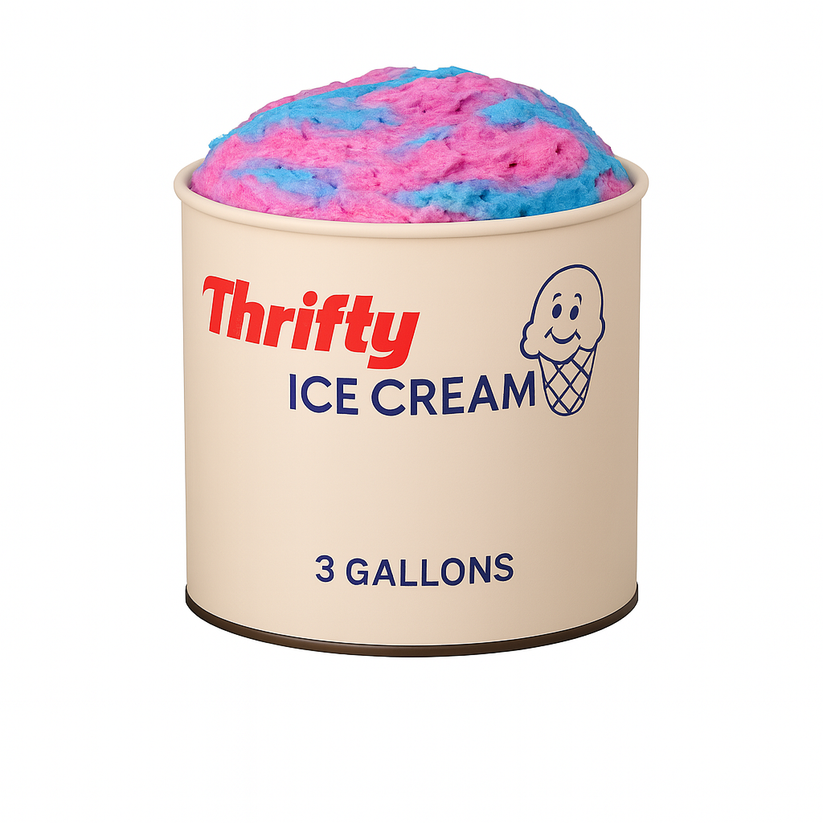 Thrifty 3 Gallon Ice Cream, All Flavors – Carnival Candies & Ice Cream Inc.