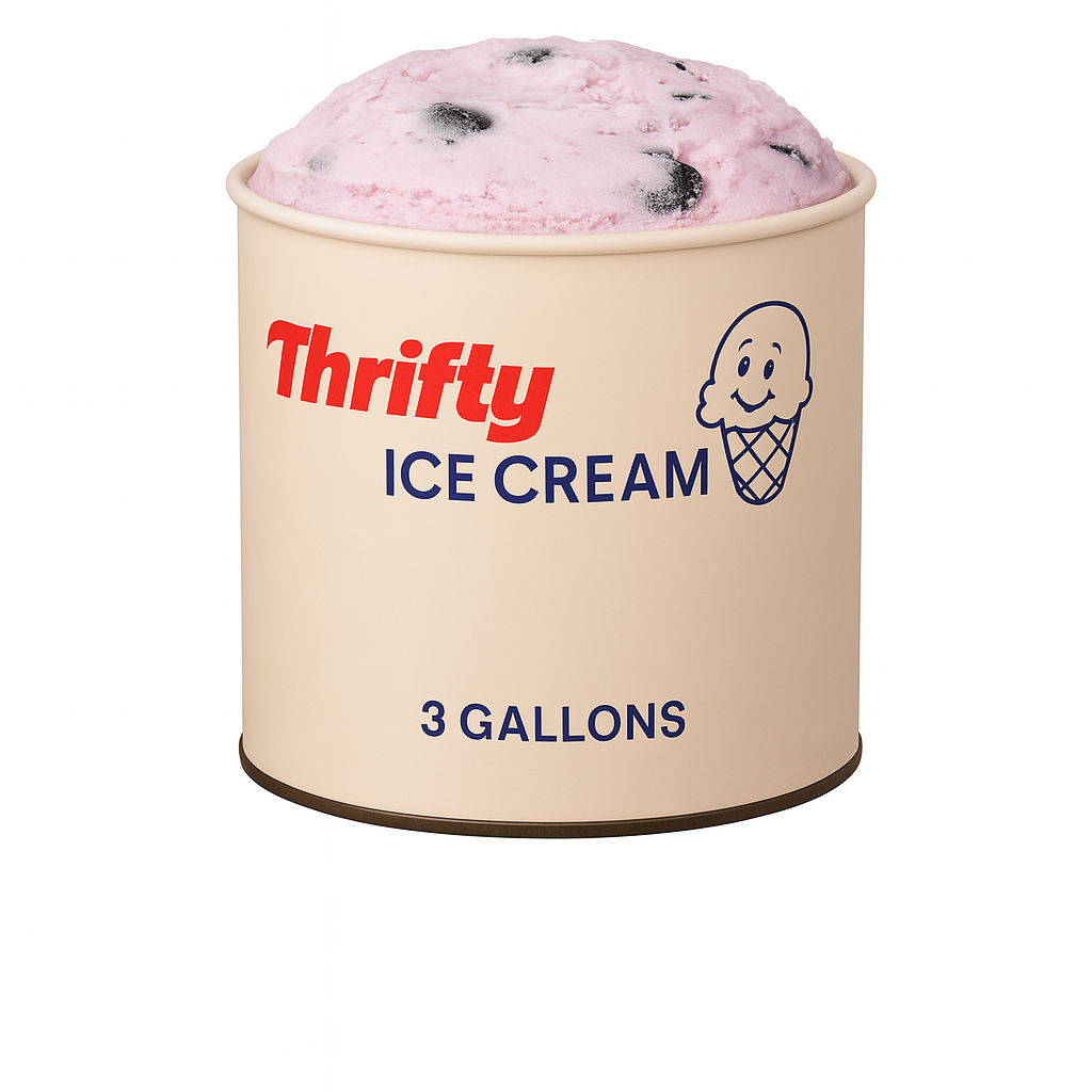 Thrifty 3 Gallon Ice Cream, All Flavors