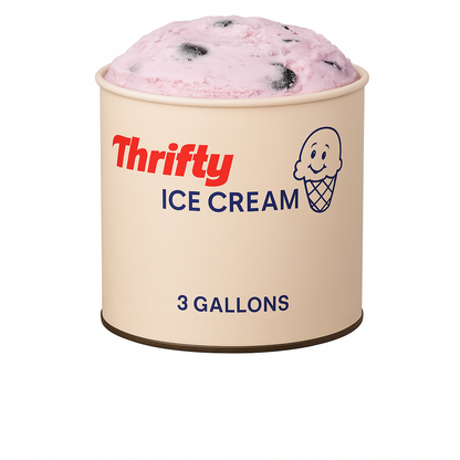 Thrifty 3 Gallon Ice Cream, All Flavors