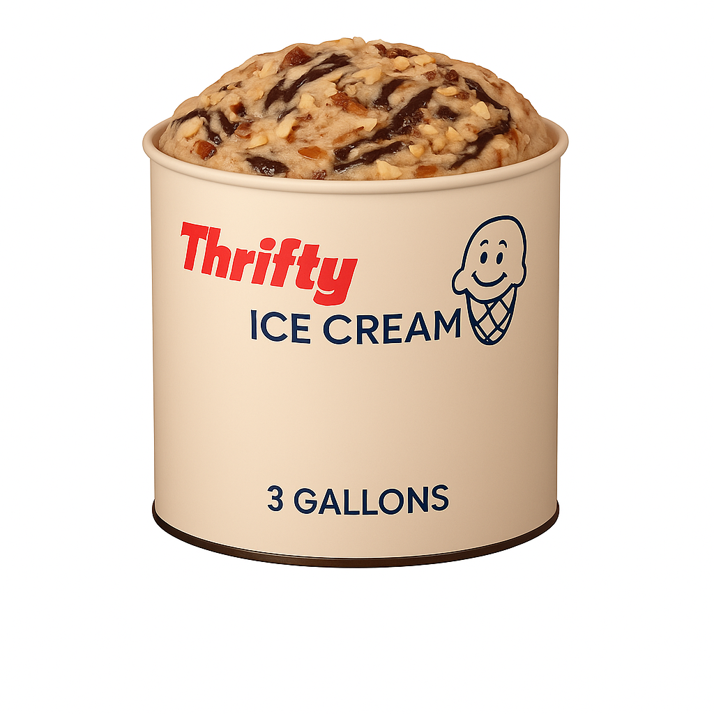 Thrifty 3 Gallon Ice Cream, All Flavors – Carnival Candies & Ice Cream Inc.