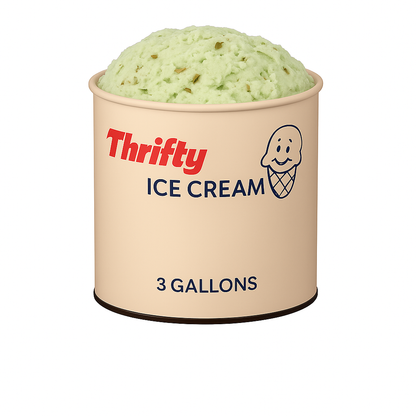 Thrifty 3 Gallon Ice Cream, All Flavors