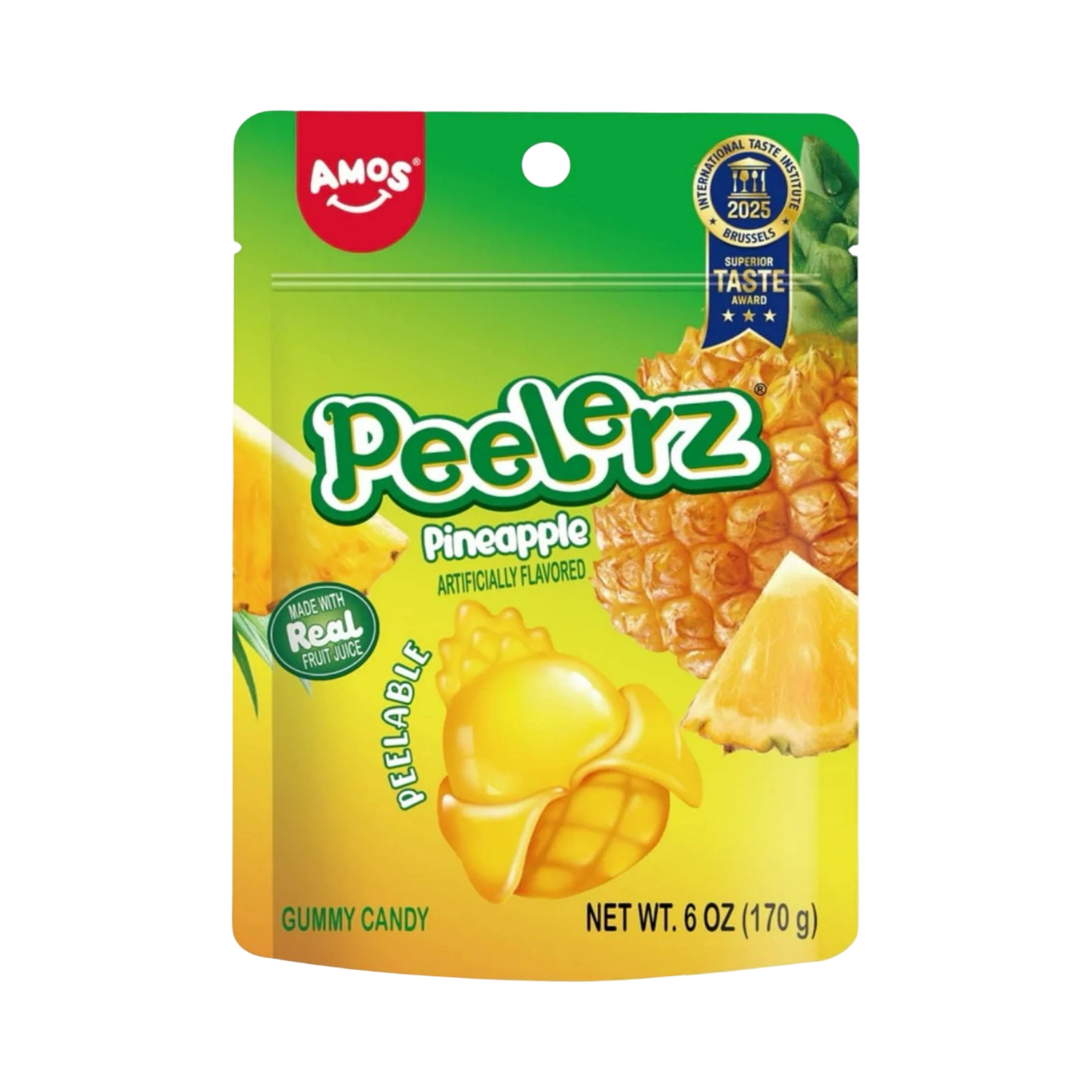 Peelerz Peelable Gummy Pineapple (6 Oz)