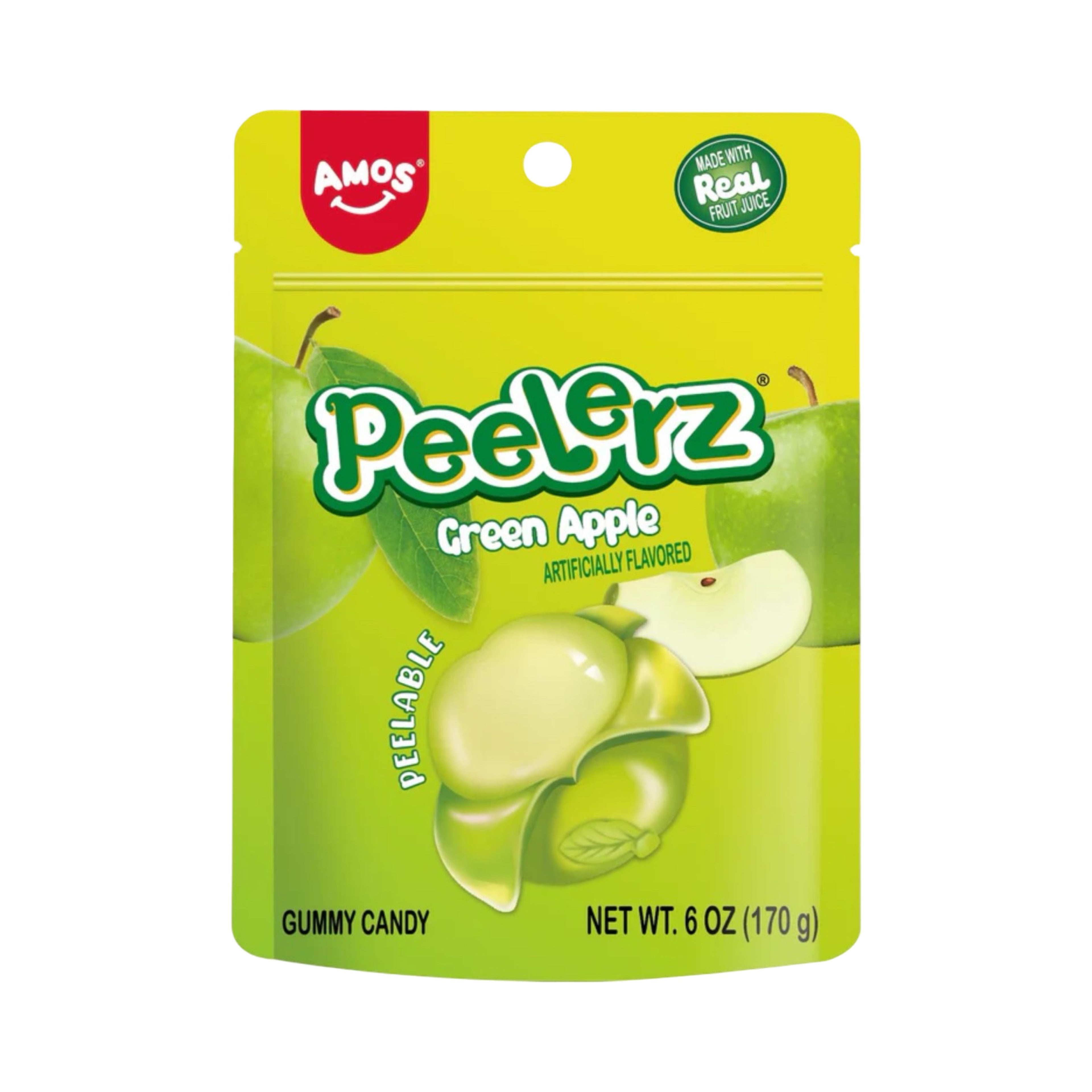 Peelerz Peelable Gummy Green Apple (6 Oz)