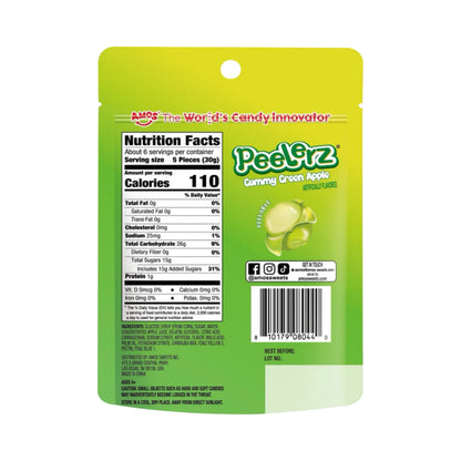 Peelerz Peelable Gummy Green Apple (6 Oz)