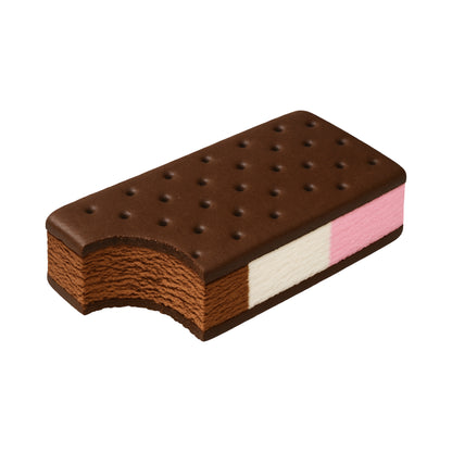 Blue Bunny Big Neapolitan Ice Cream Sandwich (12 Or 24 Count)
