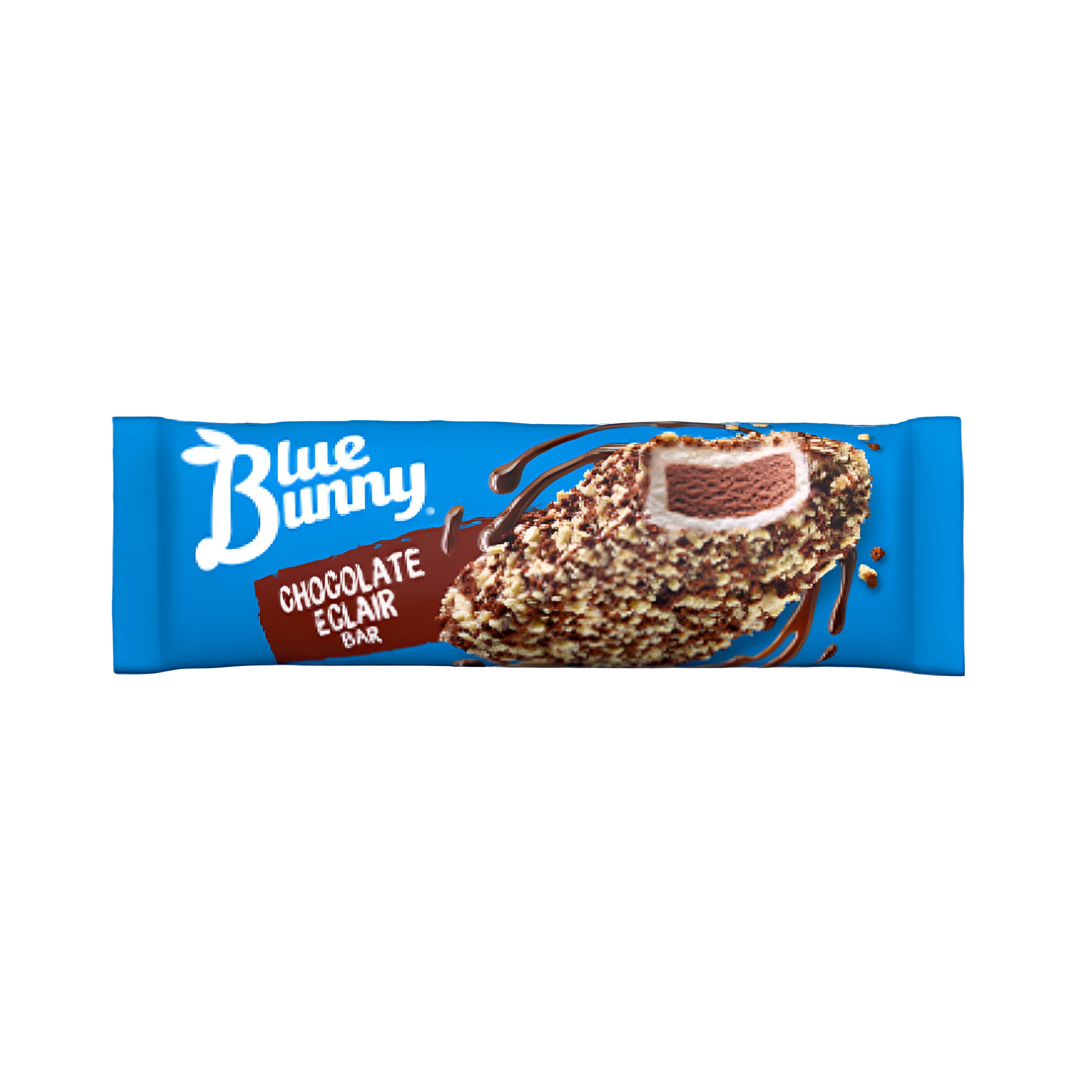 Blue Bunny Chocolate Eclair Ice Cream Bar (24 Count) – Carnival Candies ...