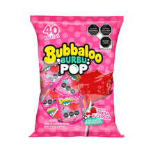 Bubbaloo Burbu Strawberry/Cherry Mexican Candy Lollipop (40 Count)