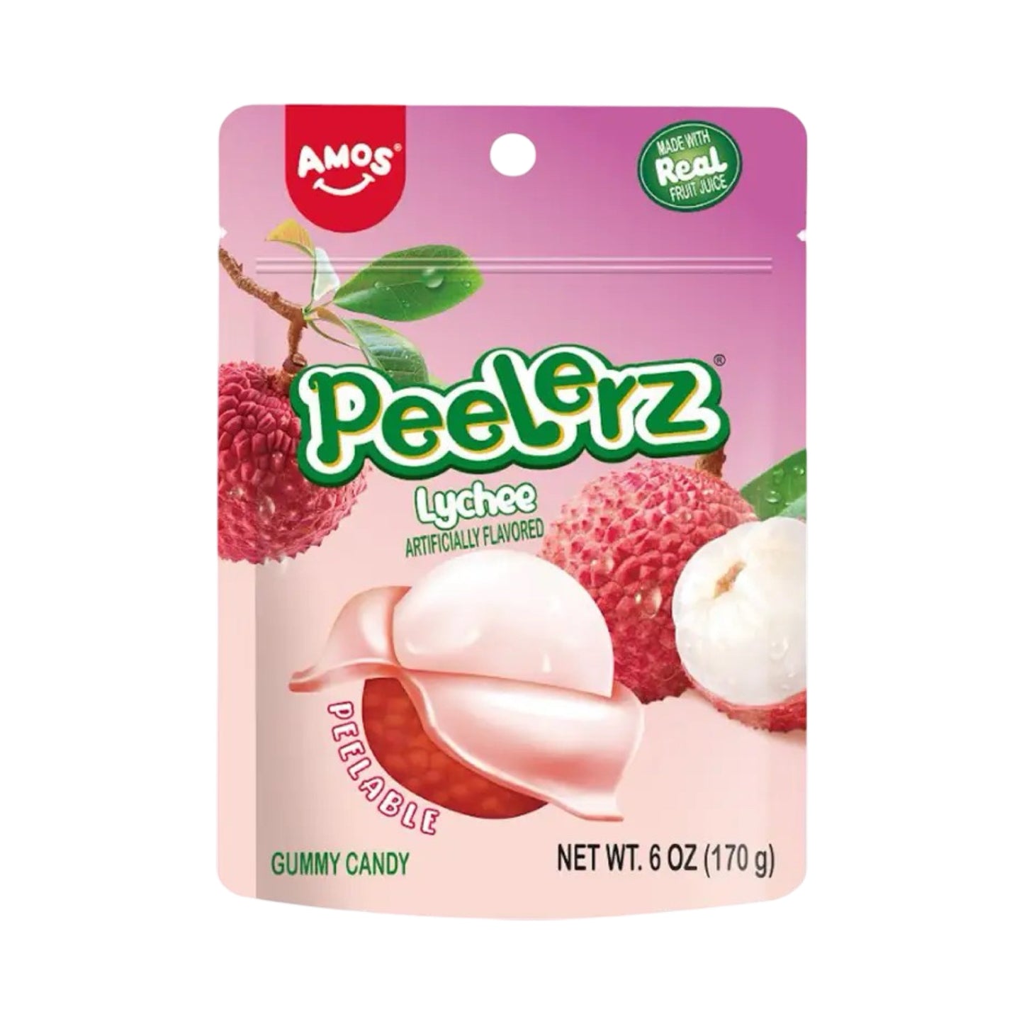 Peelerz Peelable Gummy Lychee (6 Oz)