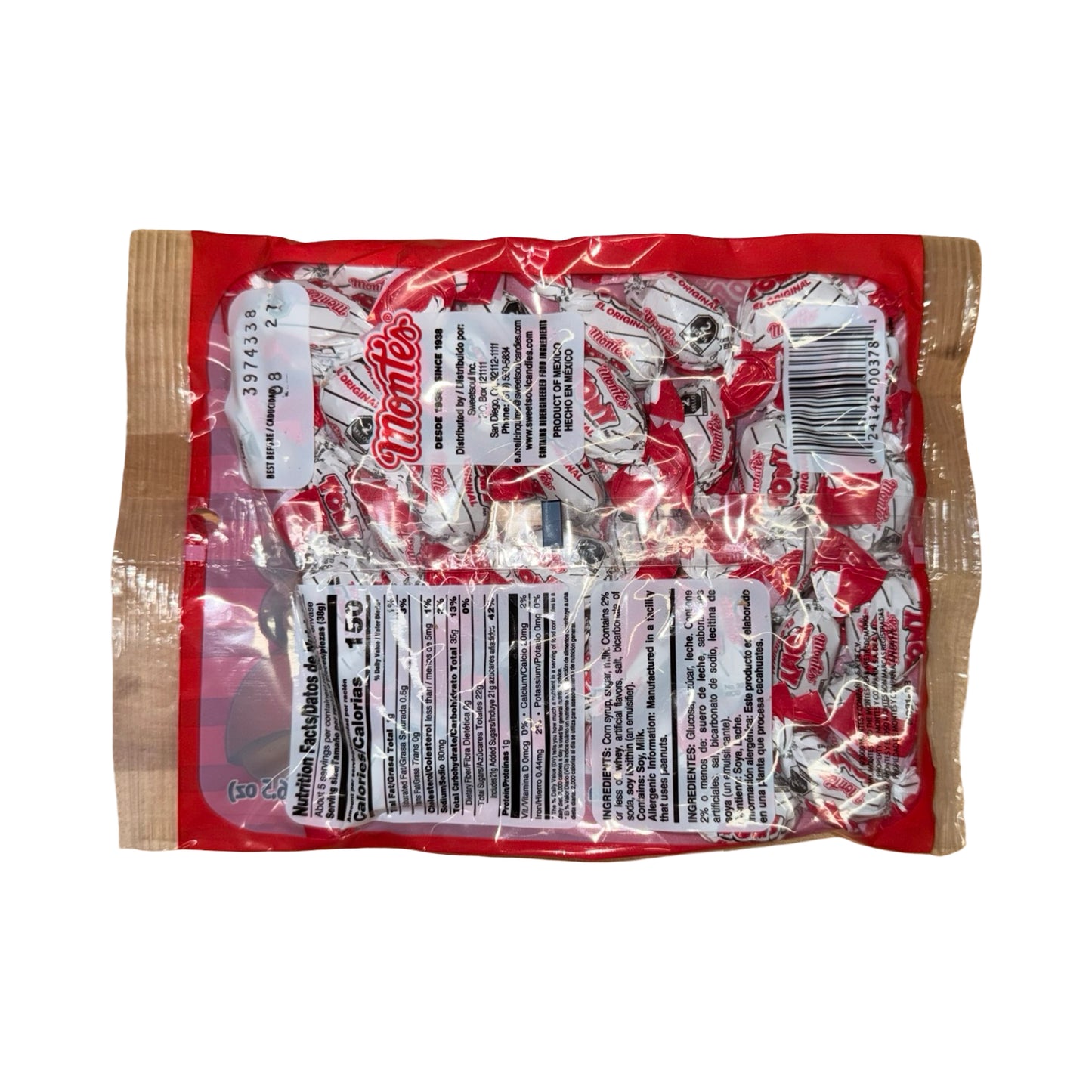 Montes Tony Dulces Butterscotch Candy (6.5 Oz)