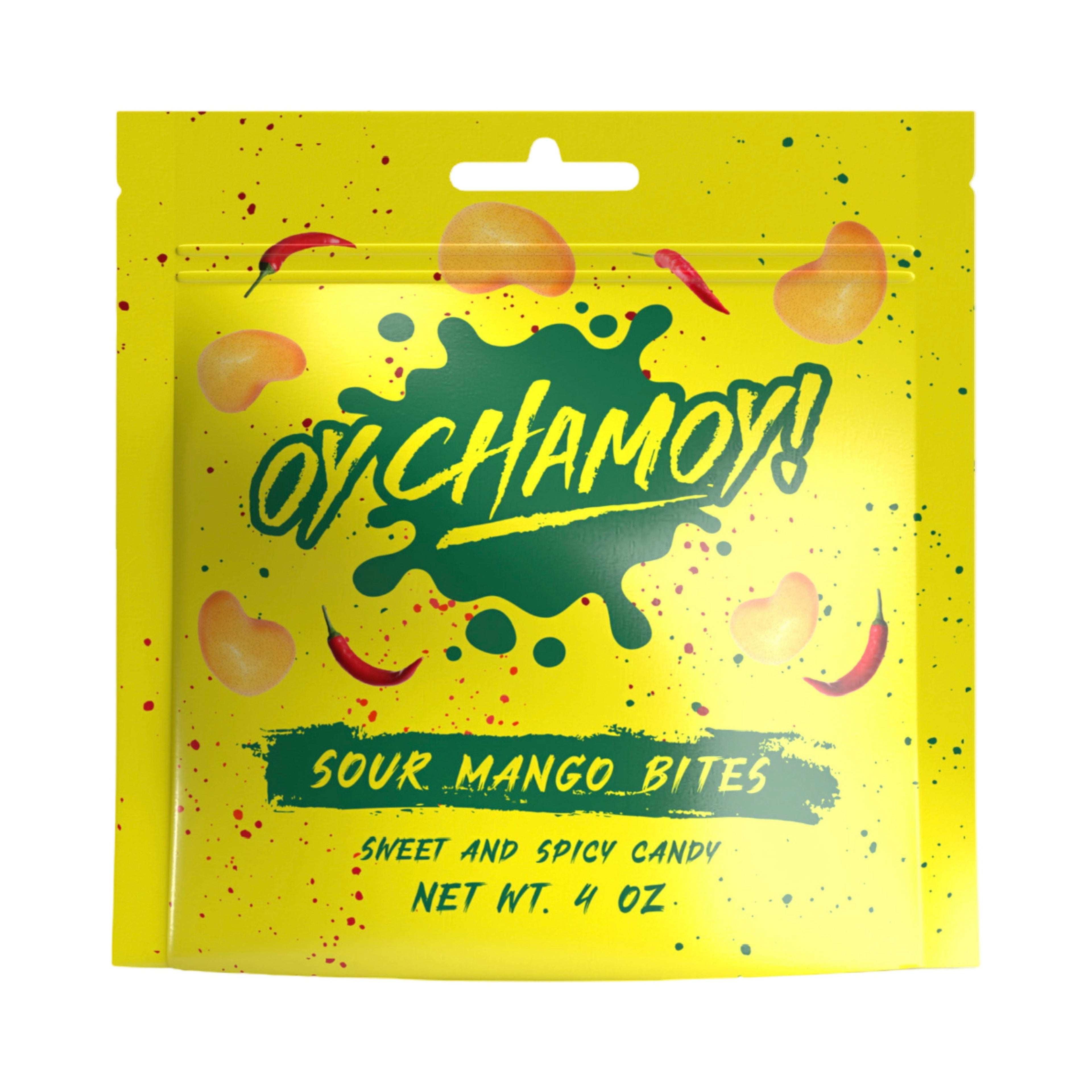 Oy Chamoy! Sour Mango Bites 4 Oz.