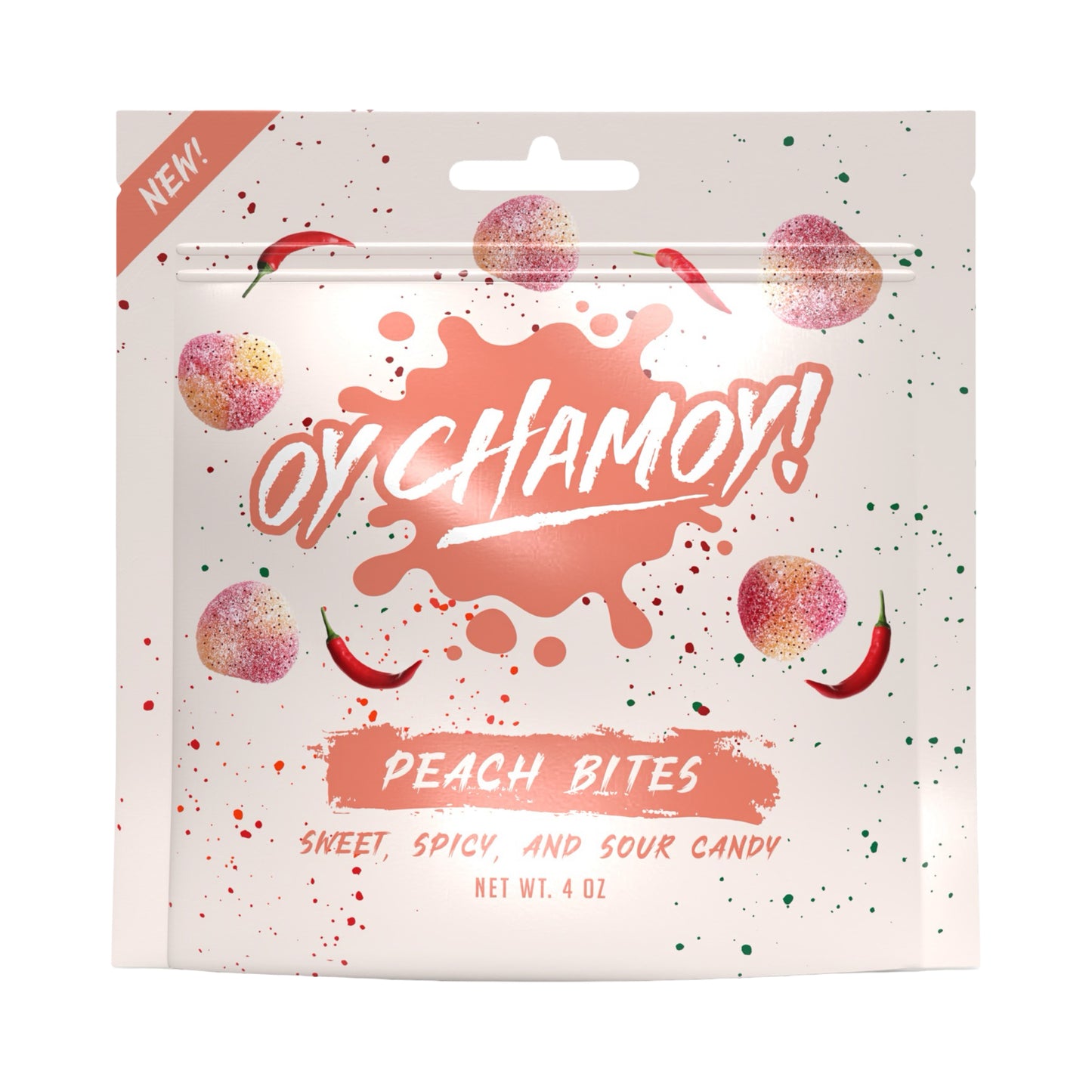 Oy Chamoy! Peach Bites 4 Oz.