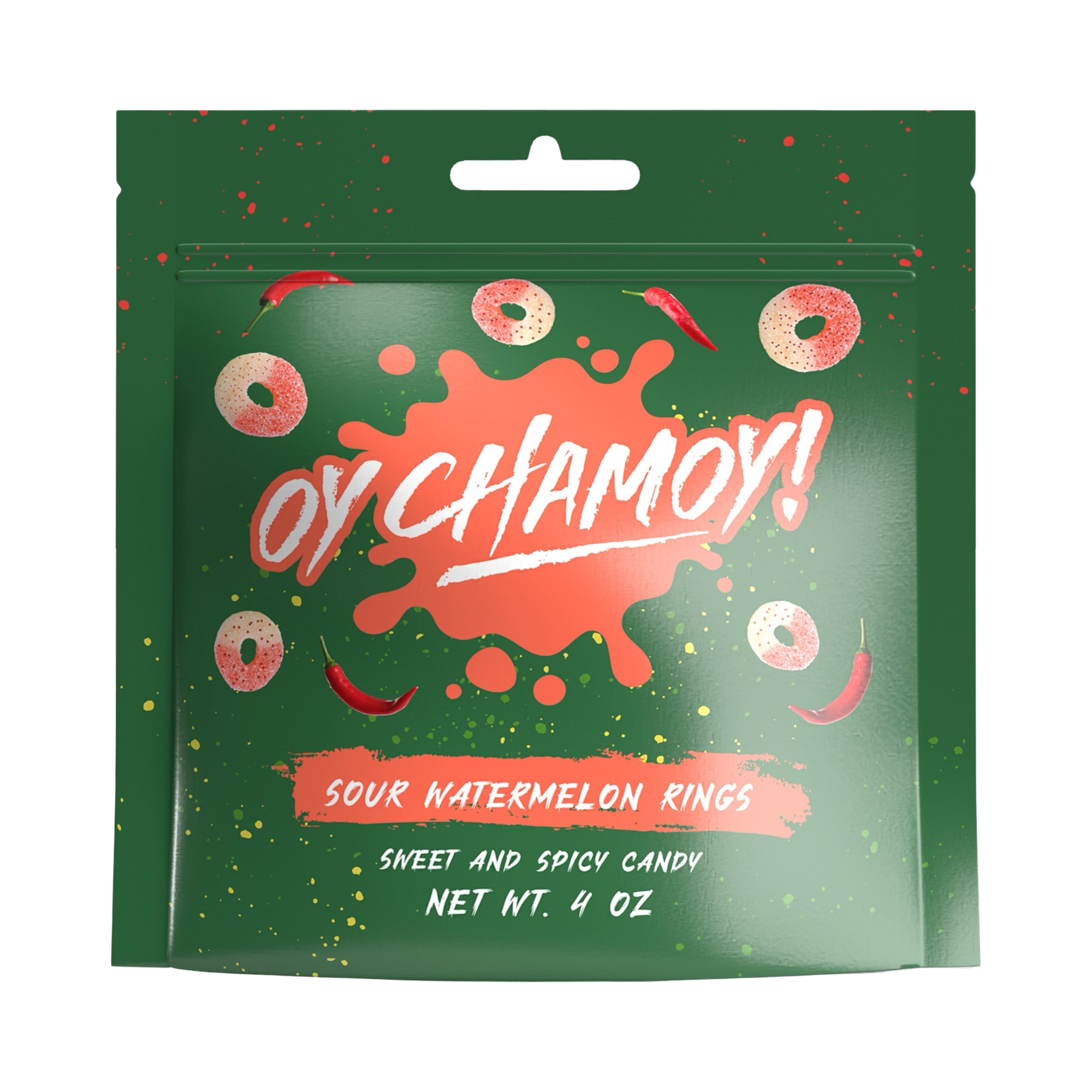 Oy Chamoy! Sour Watermelon Rings 4 Oz.