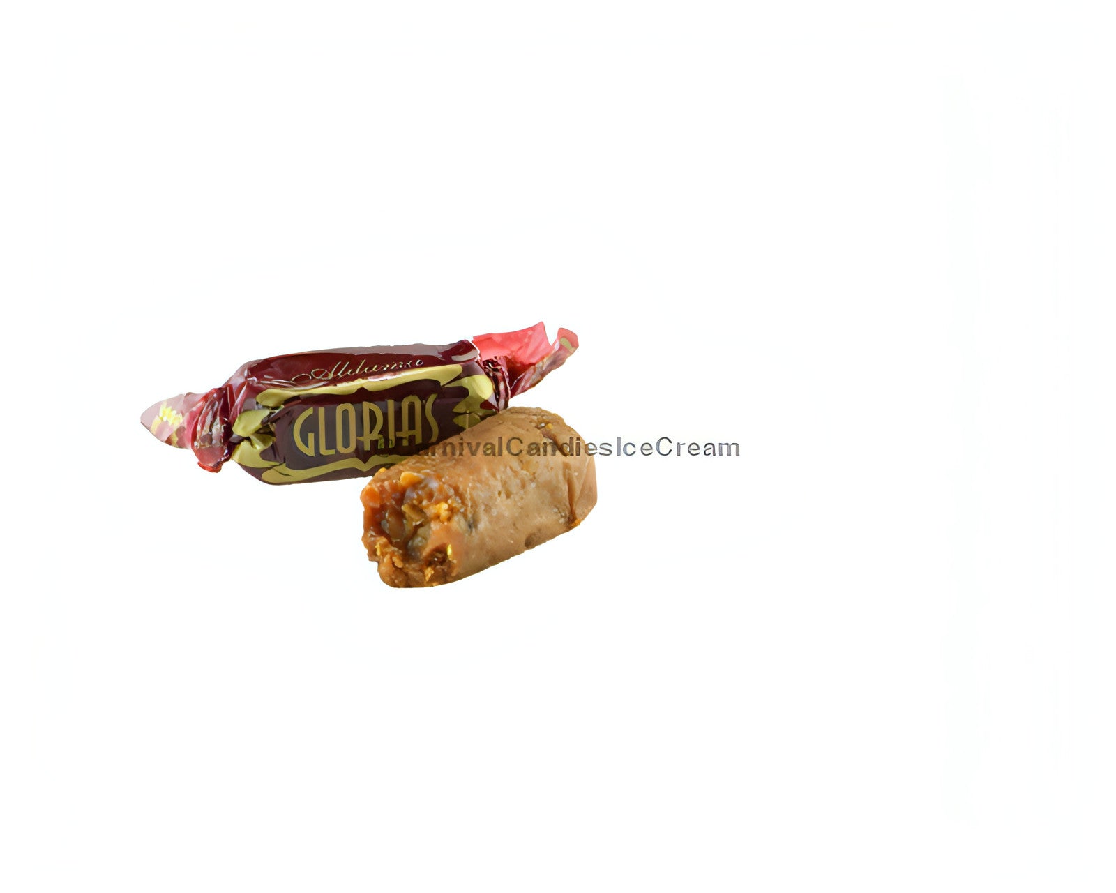 Aldama Glorias Goat Milk Caramel Candy showcasing creamy caramel treat, perfect for sharing, in a bulk Mexican candy package.