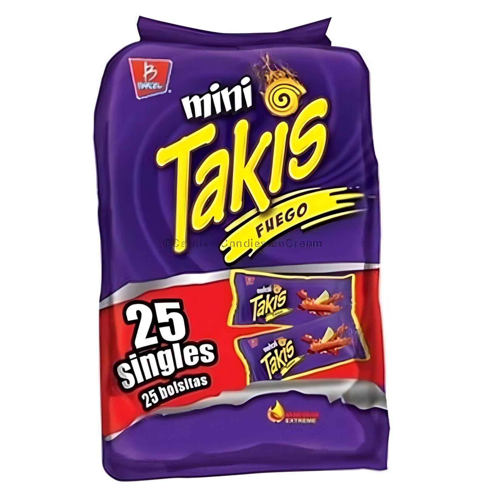 TAKIS FUEGO 1 OZ. - Carnival Candies & Ice Cream Inc.