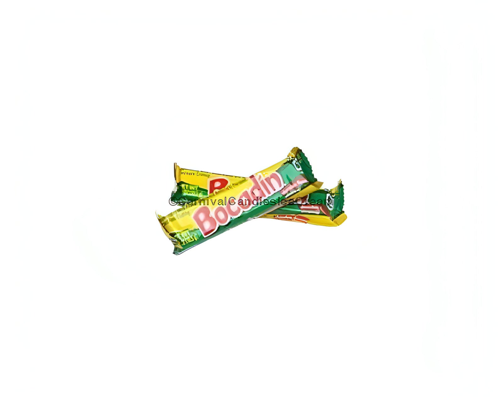 Bocadín Mexican candy bars with crunchy wafers and peanut butter filling, available in bulk.
