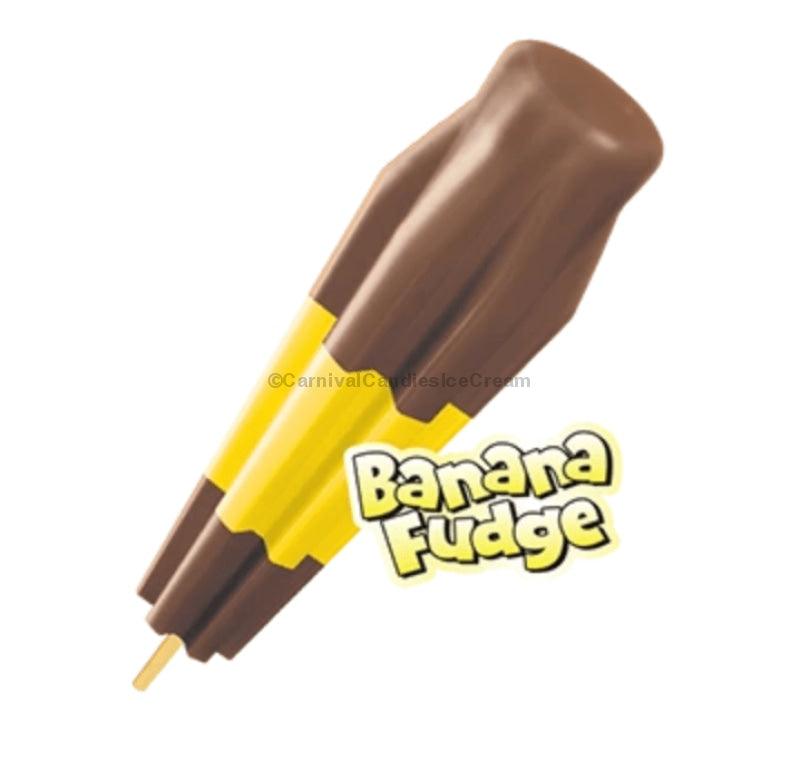 BOMB POP BANANA FUDGE (12 COUNT) - Carnival Candies & Ice Cream Inc.