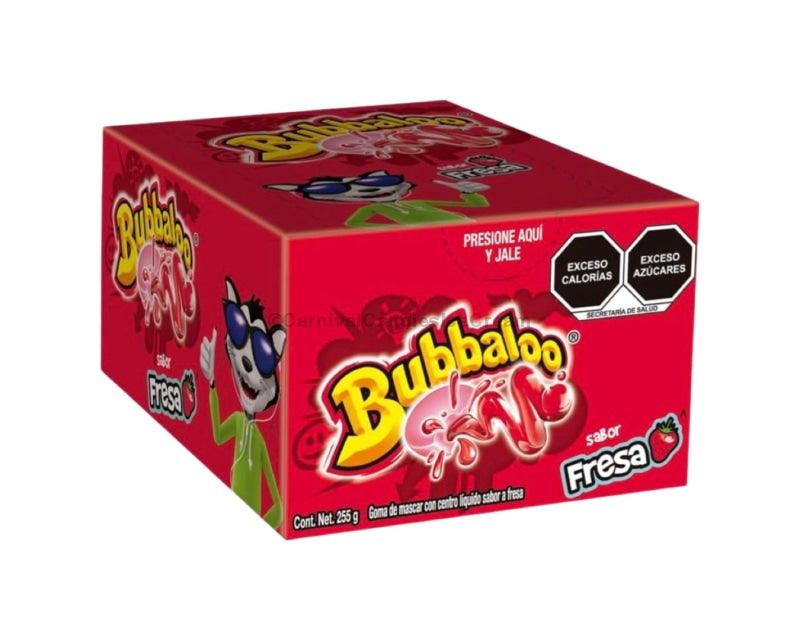 Bubbaloo Fresa Chewing Gum (47 Count) Strawberry Flavor