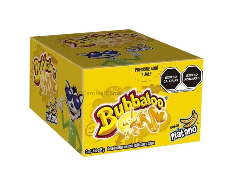 Bubbaloo Platano Chewing Gum (47 Count) Banana Flavor