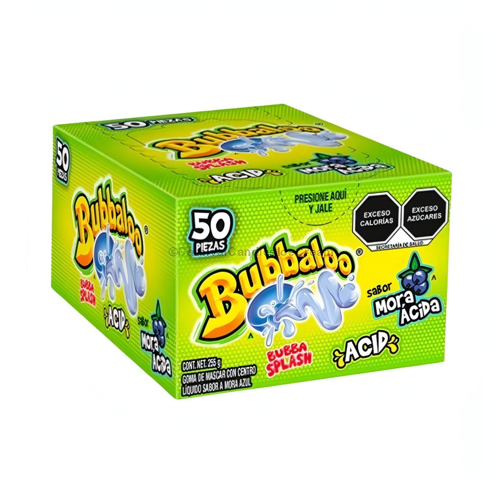 Bubbaloo Sour Blue Raspberry Splash Chewing Gum (47 Count) – Carnival ...