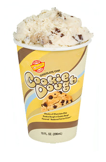 Wonder Cookie Dough Cup with chocolate chips, ideal treat for cookie dough lovers in bulk ice cream packs.