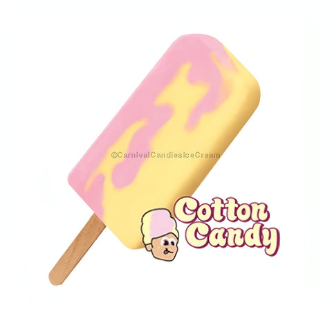 Cotton Candy Bar 24 Count Carnival Candies Ice Cream Inc