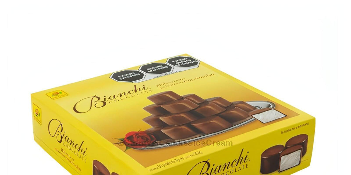 De La Rosa Chocolate Coated Marshmallow (50 Count) Carnival Candies