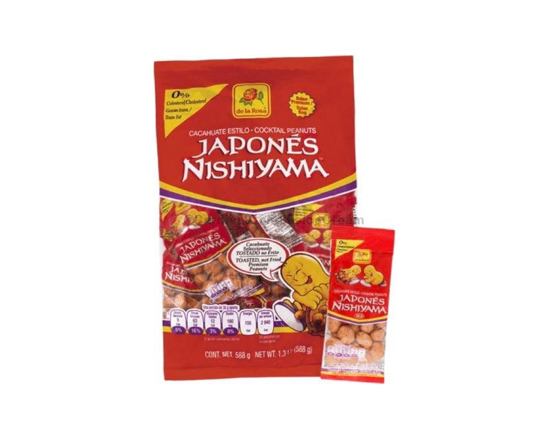 De La Rosa Japones Nishyama Peanuts Bags (14 Count) Peanut Snacks
