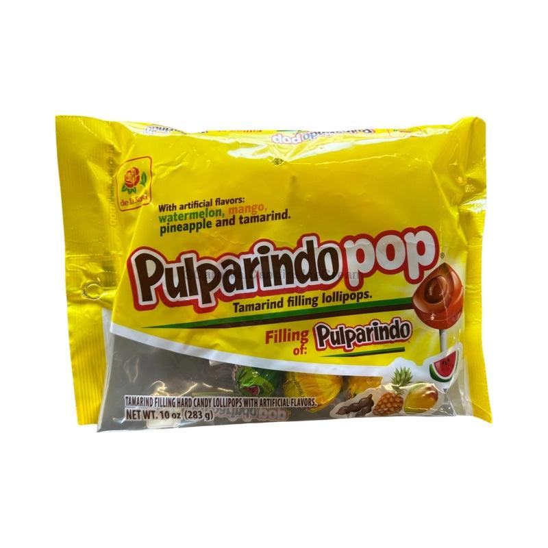 De La Rosa Pulparindo Pop (15 Count) Lollipop Candy