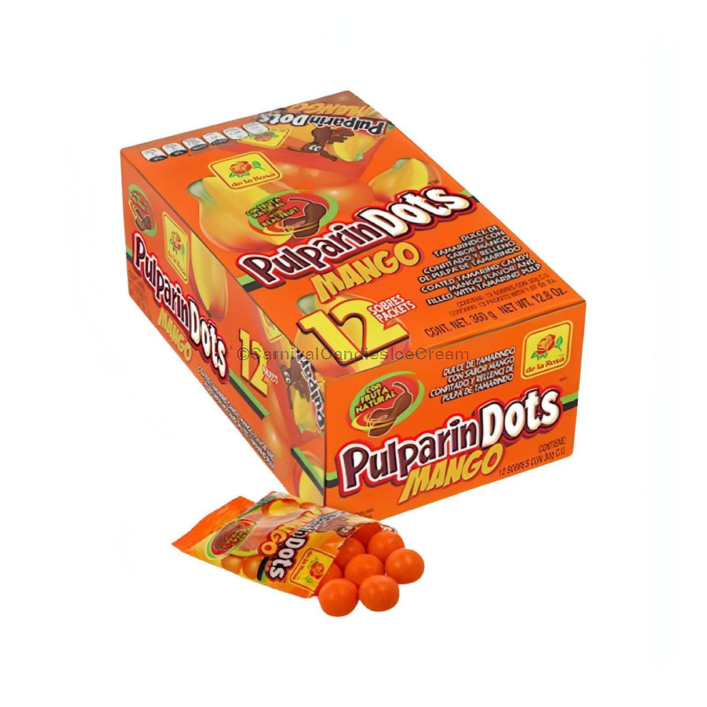De La Rosa Pulparindots Mango (12 Count)- Bulk Mexican Candy – Carnival ...