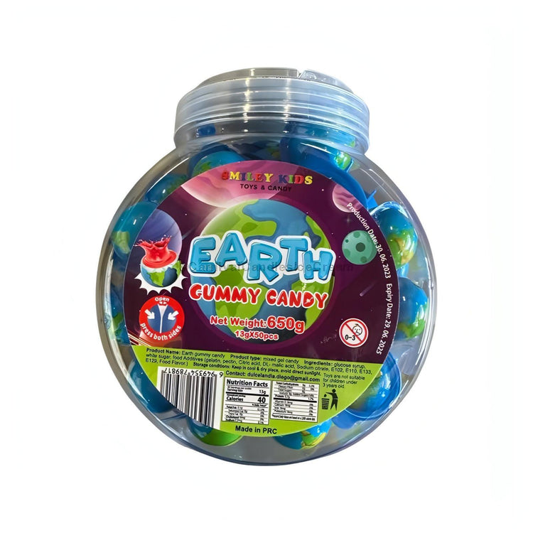 Earth Blue Raspberry Gummy Candy (50 Count) Chewy