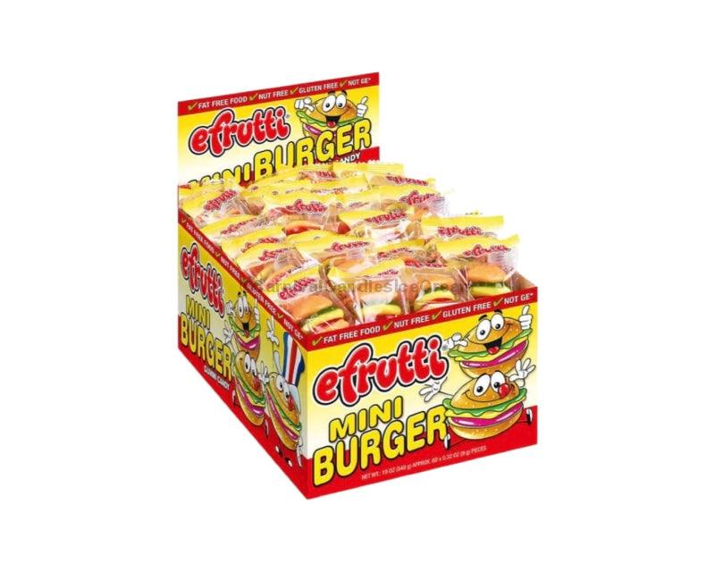 Efrutti Mini Burger (60 Count) Chewy Candy