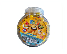 Colorful jar of Emoji Gummy Candy showcasing various emoji shapes, perfect for candy lovers.