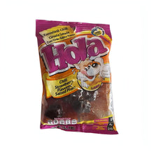 Hola Chili Strawberry Saladitos packaging, a delicious Mexican snack delight with chili and strawberry flavors.