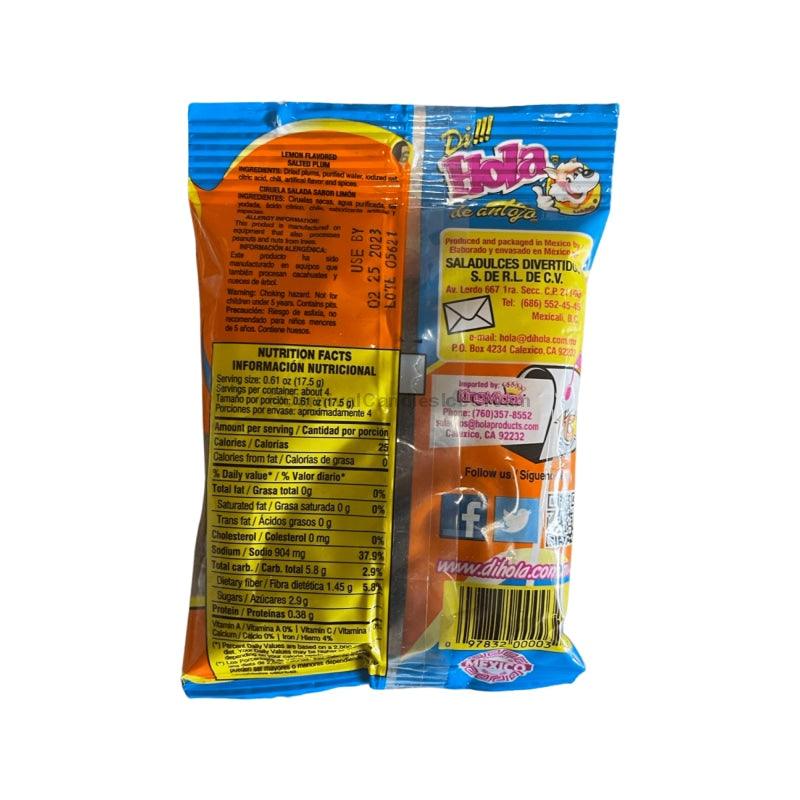 HOLA LEMON FLAVORED (12 COUNT) - Carnival Candies & Ice Cream Inc.