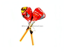 Indy Cerillos Watermelon Lollipops in bulk, spicy and sour flavor, perfect for candy lovers.