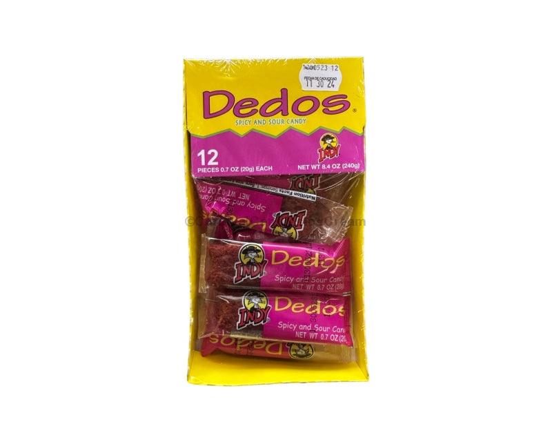 Indy Dedos Spicy And Sour Candy (12 Count) Tamarindo Flavor