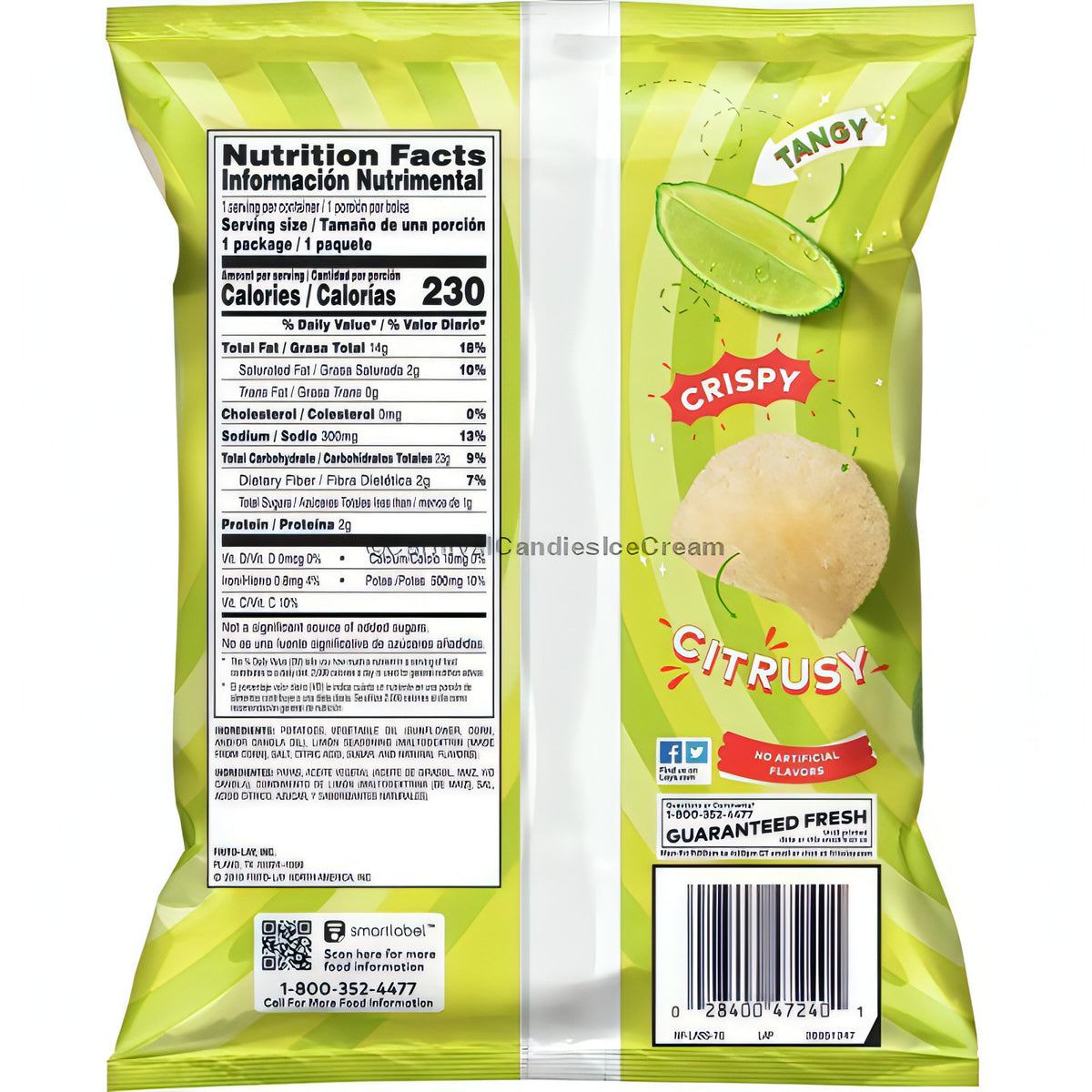 Snacks Limon Lays Limon 1.5 Oz (64 Count Box) – Carnival Candies & Ice Cream Inc.