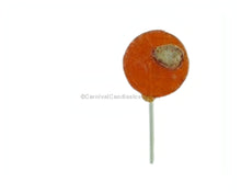 Lollipops LYZ Tamarindo Saladito with dry plum seed center, perfect for bulk Mexican candy lovers.